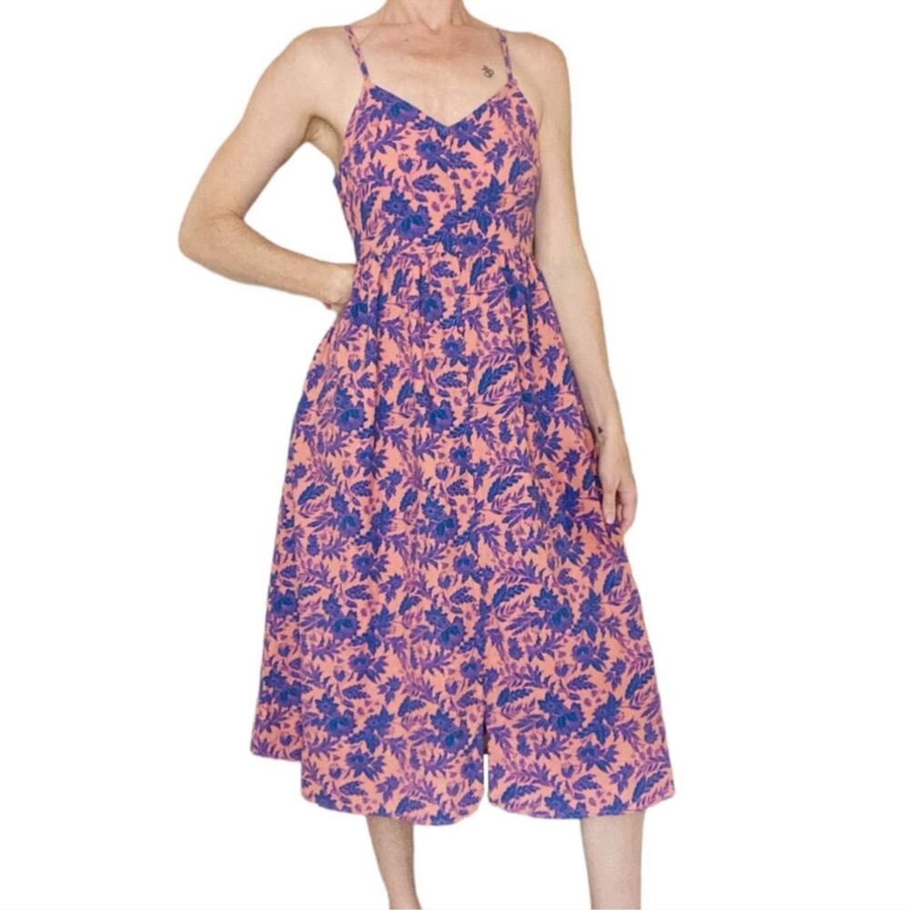 Universal Thread Womens S Sleeveless Tie-Back A-Line Midi Dress